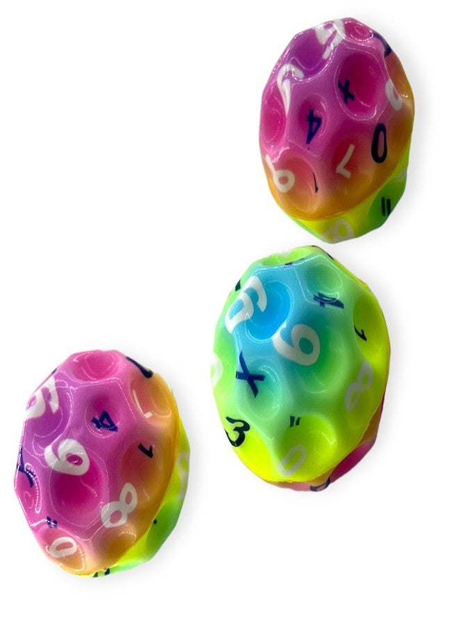 JNiL Multicoloured Plastic Spherical Balls with Numbers and Letters, Set of 1 - Image 5